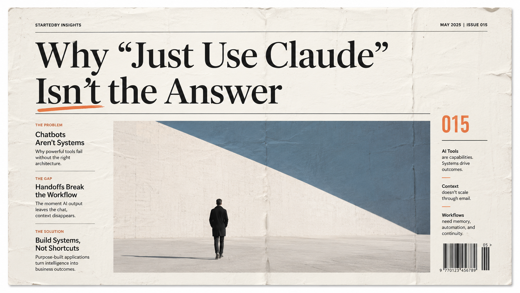 Why "Just Use Claude" Isn't the Answer