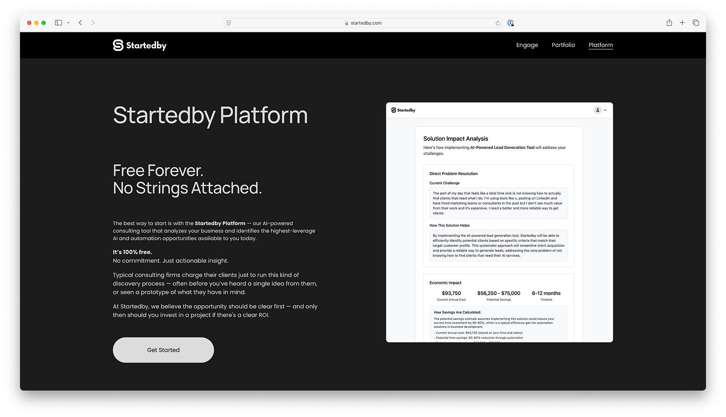 How the Startedby Platform Works. And what it can do for you.